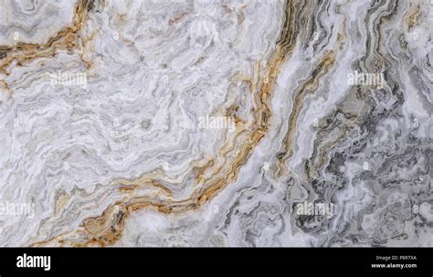Marble Pattern With Wavy Gold And Black Veins Abstract Texture And
