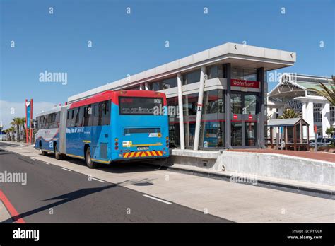 Cape Town South Africa The Myciti Bus Service Stop On The Vanda