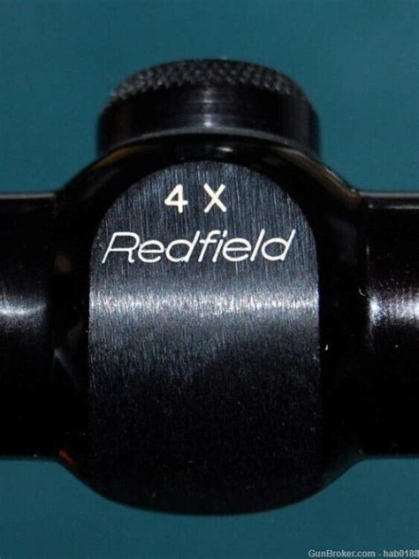 Vintage Redfield Baby 4x23mm Gloss Rifle Scope W Duplex Reticle
