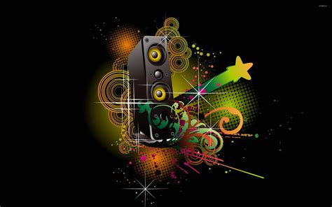 Colorful Speaker Wallpaper Music Wallpapers 17310