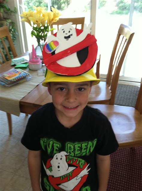Ghostbuster Hat For Crazy Hat Day With Images Crazy Hats Crazy