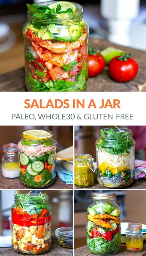 5 Mason Jar Salad Recipes Paleo Whole30 Gluten Free Irena Macri