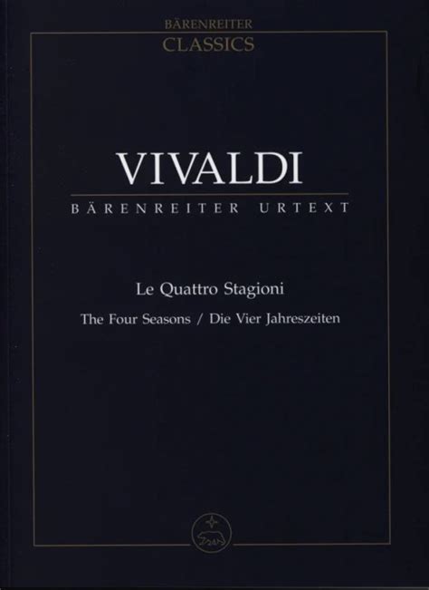 le quattro stagioni from antonio vivaldi buy now in the stretta sheet music shop