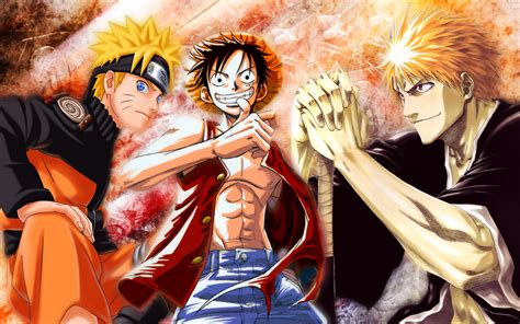 İchigo And Naruto And Goku And Luffy Efsane 4 Lü Fc Fan Kulüpleri Anime