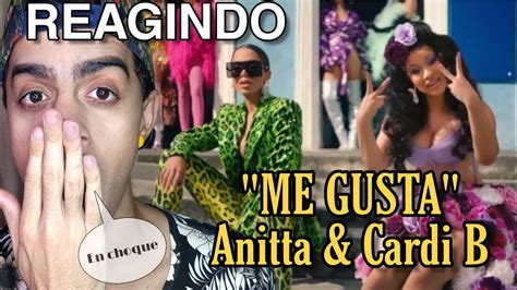 Reagindo Anitta Me Gusta Feat Cardi B Myke Towers Official Music