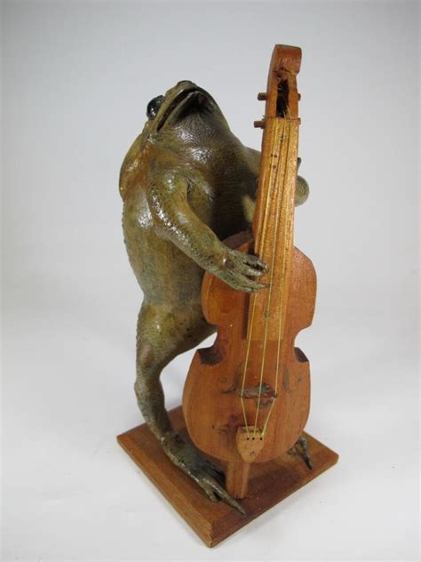 Vintage Set Of 5 Frog Playing Instruments