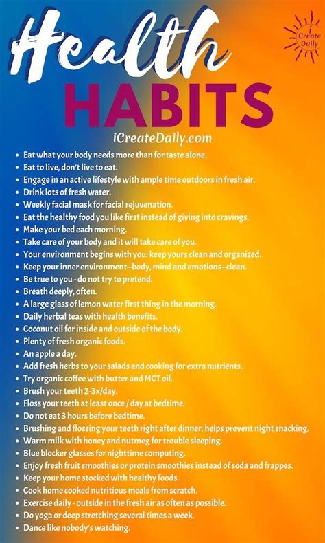 100 Good Habits List For A Happy Life Icreatedaily Good Habits