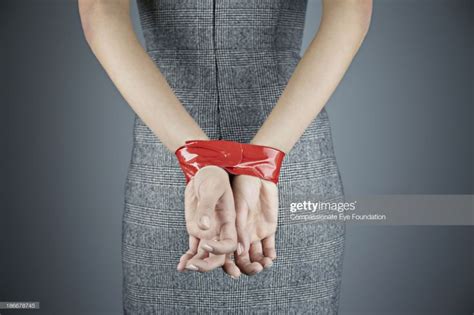 Woman With Hands Tied Behind Back Hands Women Tie