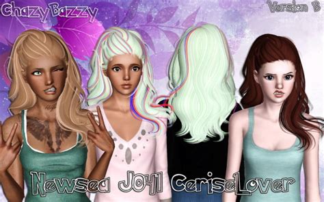 Newsea`s J041 Cerise Lover Hairstyle Retextured By Chazy Bazzy Sims 3