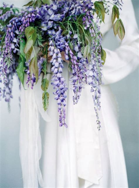 Elegant Wisteria Inspired Spring Bridals Wedding Flower Guide Cheap
