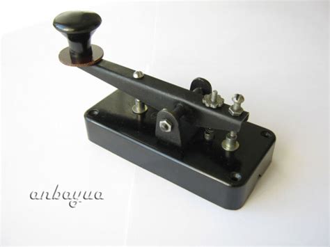 Vintage Morse Code Keyer Telegraph Straight Key 1pcs Ebay