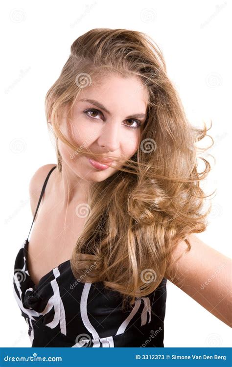 Flowing Hair Stock Photos Image 3312373