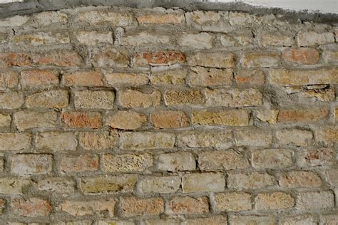 Free Picture Rough Brick Wall Surface Old Texture Stone Cement