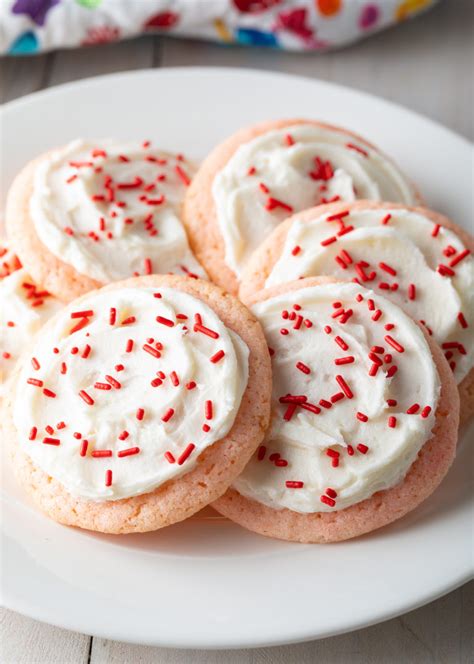 Peppermint Frosted Sugar Cookies Recipe Video A Spicy Perspective