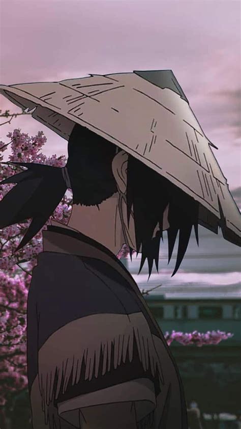 Straw Hat Samurai Naruto Sasuke Shinobi Shippuden Uchiwa Hd Phone
