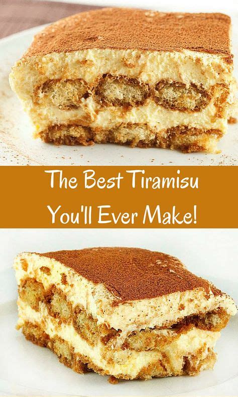 The Best Tiramisu Recipe you will ever make -classically prepared