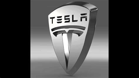 Tesla Logo 3d Model From Youtube