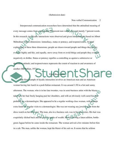 Behavior And Communication And Measure Of Individual Differences Essay Example Topics And Well