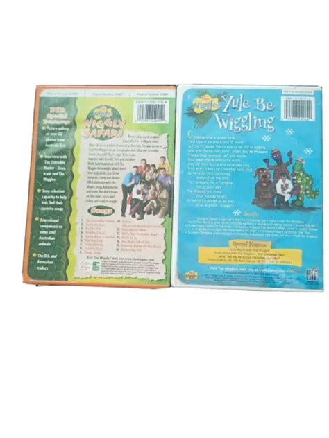 Wiggles The Yule Be Wiggling Wiggly Safari Dvd 2 Pack Dvd 2004
