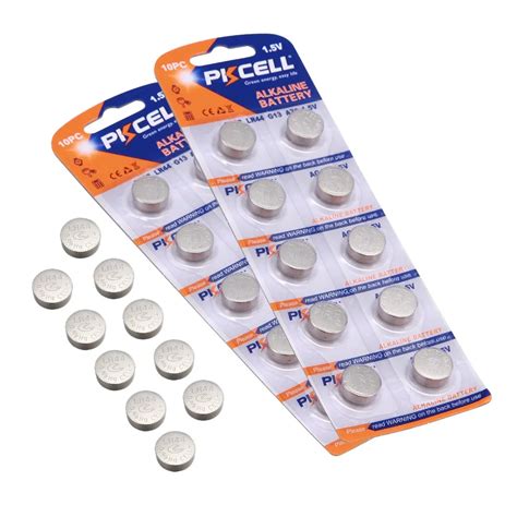 100 Pcs Alkaline Button Battery 15v Ag13 Lr44 Battery Sr44 L1154 357