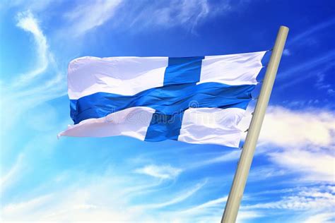 Finnish Flag Stock Photo Image Of Patriotism Color 110144402