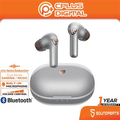 Soundpeats H2 Bluetooth 52 Qcc3040 Wireless Earbuds With Gaming Mode