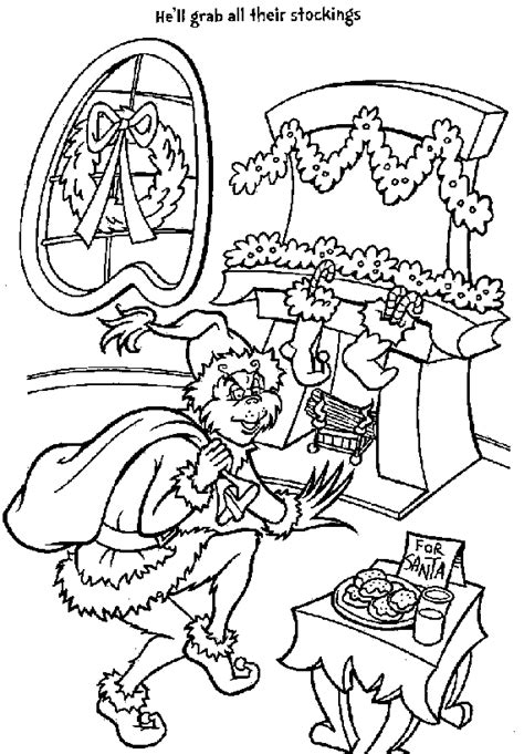 The grinch coloring pages free printable the grinch pdf. Grinch Coloring Pages