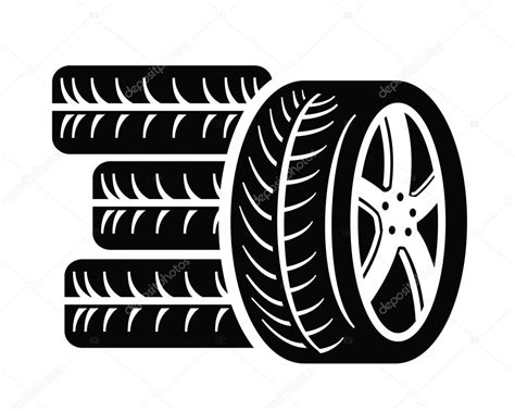 Tyre Icon Stock Vector Image By ©bioraven 58487657