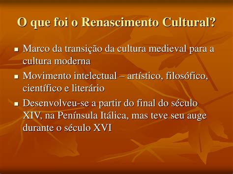 Qual Das Alternativas Abaixo Apresenta Características Do Renascimento Cultural