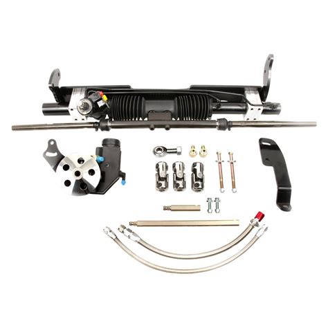 The flat, toothed part is the rack and the gear is the pinion. Unisteer Hydraulic Power Steering Rack & Pinion Kit | eBay