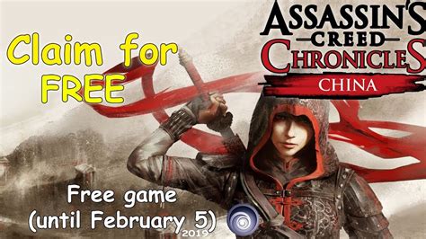 Free Game Assassin S Creed Chronicles China On Ubisoft February
