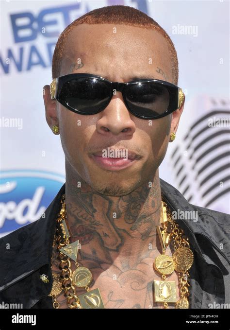 Tyga At The Bet Awards 11 Arrivals Held At The Shrine Auditorium In