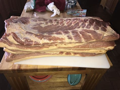 38 Pounds Of Cold Smoked Bacon Finished Last Weekend Rbacon