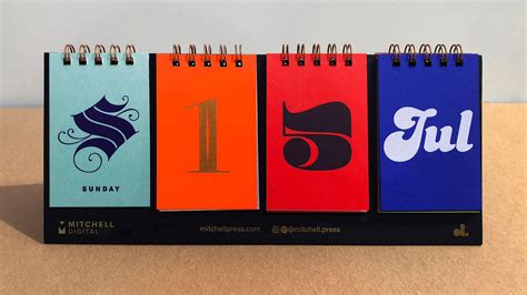 Perpetual Typographic Calendar Calendar Design Calender Design Calendar