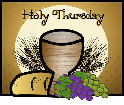Free Holy Thursday Clip Art From Charlotte S Clips Holy Thursday