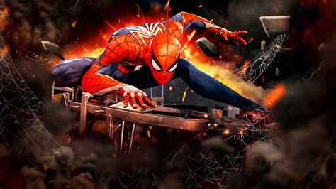 Spiderman Ps4 Game Artwork Hd Games 4k Wallpapers