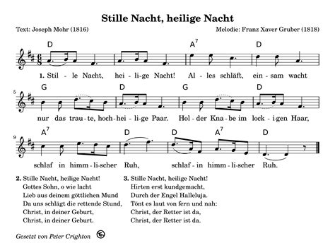 Stille Nacht Text Deutsch 3 Strophen
