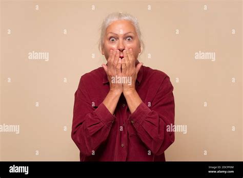 Mature Woman Embarrassed Hi Res Stock Photography And Images Alamy