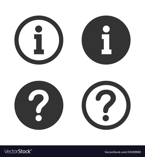Help And Info Icon Images Royalty Free Vector Image