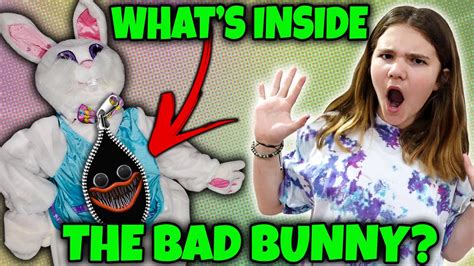 What S Inside The Bad Bunny Creepy Bunny Unmasked Youtube