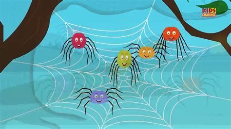 Five Scary Spiders Nursery Rhyme 5boxjq40fne Video Dailymotion