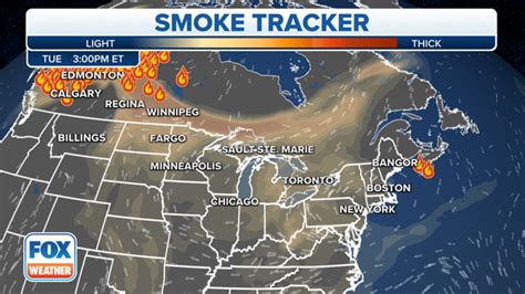 Canadian Wildfire Smoke Smothers Parts Of Northern Us With Air Quality Levels Remaining