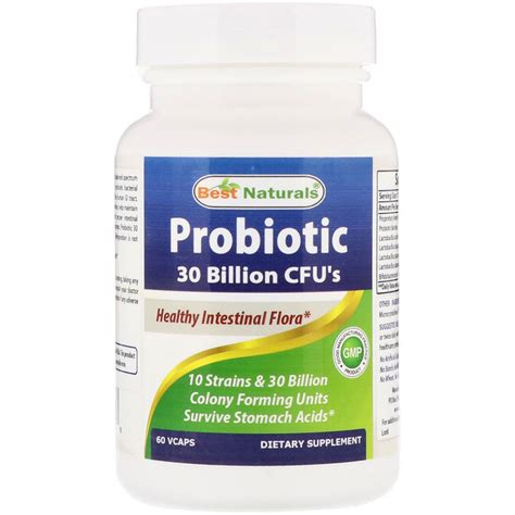 Best Naturals Probiotic 30 Billion Cfus 60 Vcaps Iherb