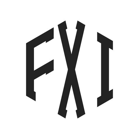 Design Du Logo Fxi Lettres Initiales Le Logo Du Monogramme Fxi En