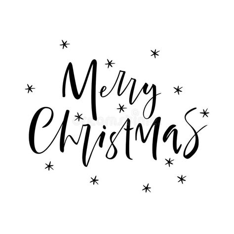 Merry Christmas Christmas Greeting Poster Written By Hand Letters
