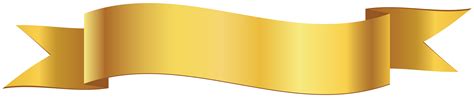 Gold Ribbon Png Gold Banner Clipart Png Image Gold Ri