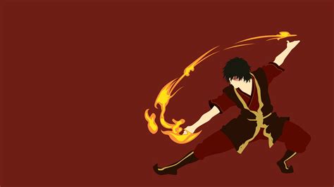 Wallpaper Avatar The Last Airbender Prince Zuko Minimalism Simple