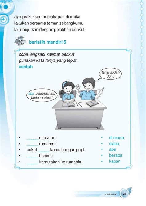 Materi Bahasa Indonesia Kelas 2 Sd Semester 1 Homecare24