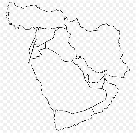 Blank Map Of Middle East Middle East Map Map Printabl