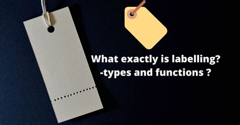 Understanding Labelling Functions And Types